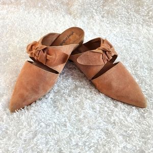 Jeffery Campbell Women's 6 Charlie Pointed Toe Flat Mule Slides Shoes Pink